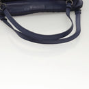 BOTTEGA VENETA INTRECCIATO Hand Bag Leather Navy Auth 116562V-7