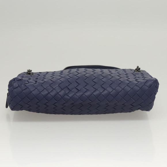 BOTTEGA VENETA INTRECCIATO Hand Bag Leather Navy Auth 116562V