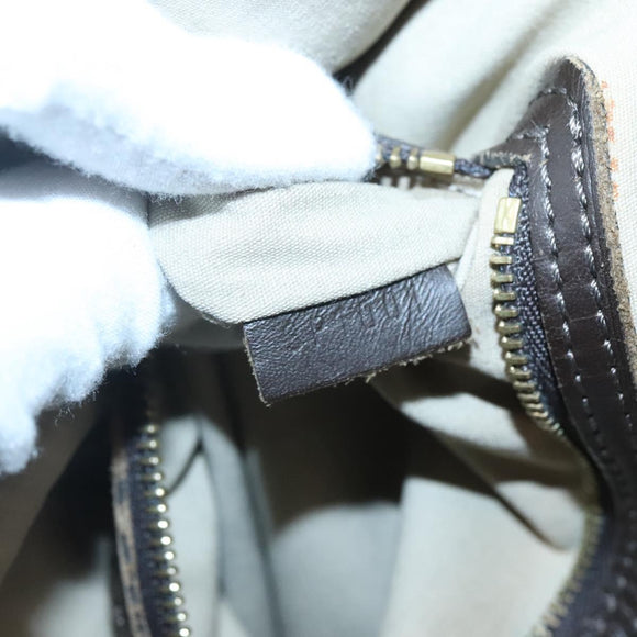 LOUIS VUITTON Monogram Mini Françoise 2Way Tote Bag Khaki M92209 Auth 116567