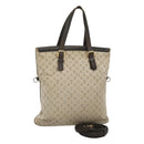 LOUIS VUITTON Monogram Mini Françoise 2Way Tote Bag Khaki M92209 Auth 116567-1