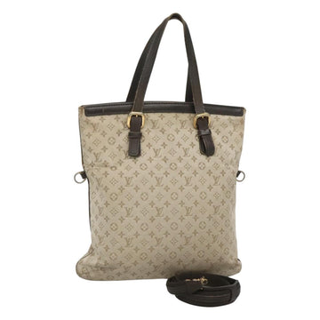 LOUIS VUITTON Monogram Mini Françoise 2Way Tote Bag Khaki M92209 Auth 116567