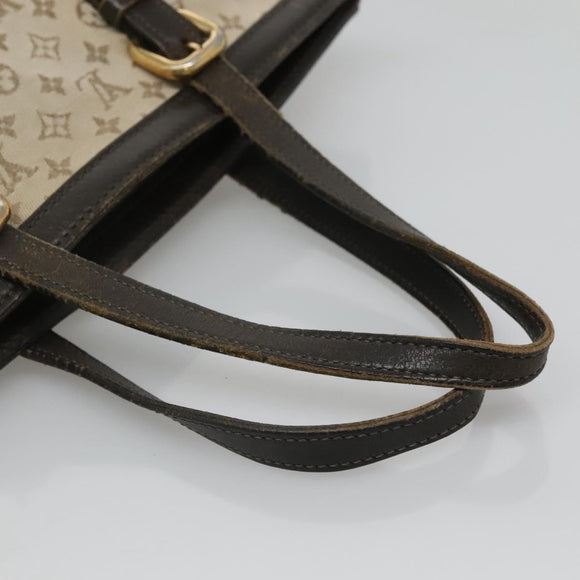 LOUIS VUITTON Monogram Mini Françoise 2Way Tote Bag Khaki M92209 Auth 116567