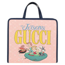 GUCCI GG Supreme Children's Hand Bag PVC Pink Silver 605614 Auth 116571AM-13