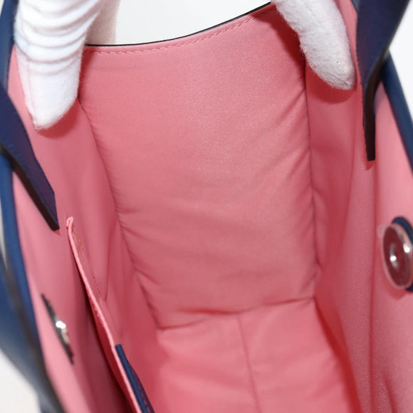 GUCCI GG Supreme Children's Hand Bag PVC Pink Silver 605614 Auth 116571AM