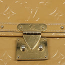 LOUIS VUITTON Monogram Vernis Venice Shoulder Bag Citrin M90277 LV Auth 116576-8