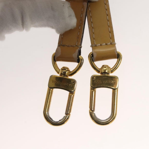 LOUIS VUITTON Monogram Vernis Venice Shoulder Bag Citrin M90277 LV Auth 116576