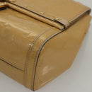 LOUIS VUITTON Monogram Vernis Venice Shoulder Bag Citrin M90277 LV Auth 116576-14