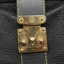 LOUIS VUITTON Suhari Angenu PM Hand Bag Leather Black M91805 LV Auth 116592-10