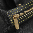 LOUIS VUITTON Suhari Angenu PM Hand Bag Leather Black M91805 LV Auth 116592-18