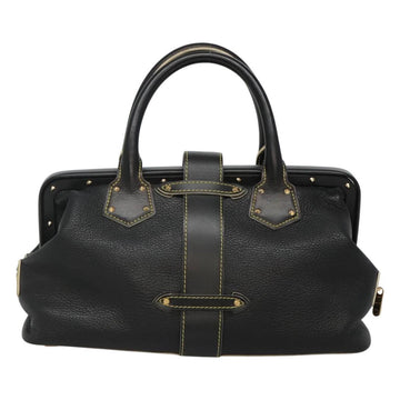 LOUIS VUITTON Suhari Angenu PM Hand Bag Leather Black M91805 LV Auth 116592 - 0