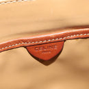 CELINE Macadam Canvas Shoulder Bag PVC Leather Brown Gold Auth 116597-19