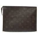 LOUIS VUITTON Monogram Poche Toilette 26 Pouch M47542 LV Auth 116600-2