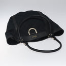 GUCCI GG Canvas Tote Bag Black Gold 211982 Auth 116603-6