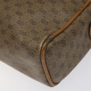 GUCCI Micro GG Supreme Web Sherry Line Bag PVC Beige Gold Auth 116615-15