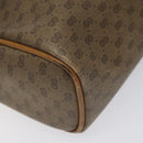 GUCCI Micro GG Supreme Web Sherry Line Bag PVC Beige Gold Auth 116615-16