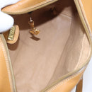 GUCCI Micro GG Supreme Web Sherry Line Bag PVC Beige Gold Auth 116615-11