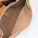 GUCCI Micro GG Supreme Web Sherry Line Bag PVC Beige Gold Auth 116615-24