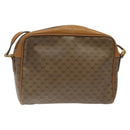 GUCCI Micro GG Supreme Web Sherry Line Bag PVC Beige Gold Auth 116615-2