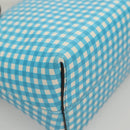 FENDI Shoulder Bag Leather Light Blue White gold Auth 116629V-8