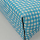 FENDI Shoulder Bag Leather Light Blue White gold Auth 116629V-15