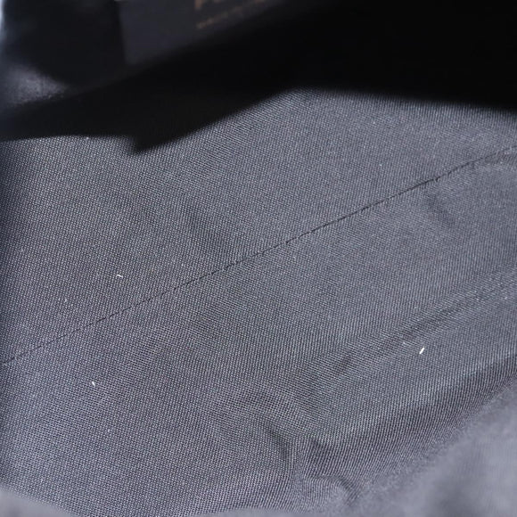 FENDI Shoulder Bag Leather Light Blue White gold Auth 116629V