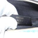 FENDI Shoulder Bag Leather Light Blue White gold Auth 116629V-11