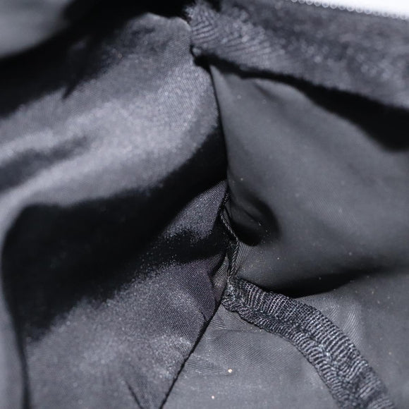 PRADA Waist bag Nylon Black Silver Auth 116632V