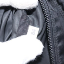 PRADA Waist bag Nylon Black Silver Auth 116632V-12