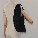PRADA Waist bag Nylon Black Silver Auth 116632V-22