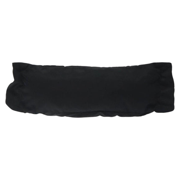PRADA Waist bag Nylon Black Silver Auth 116632V