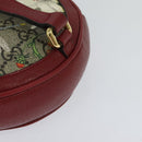 GUCCI GG Supreme Ophidia Web Sherry Line Backpack PVC Beige 598661 Auth 116635V-13