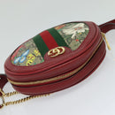 GUCCI GG Supreme Ophidia Web Sherry Line Backpack PVC Beige 598661 Auth 116635V-6