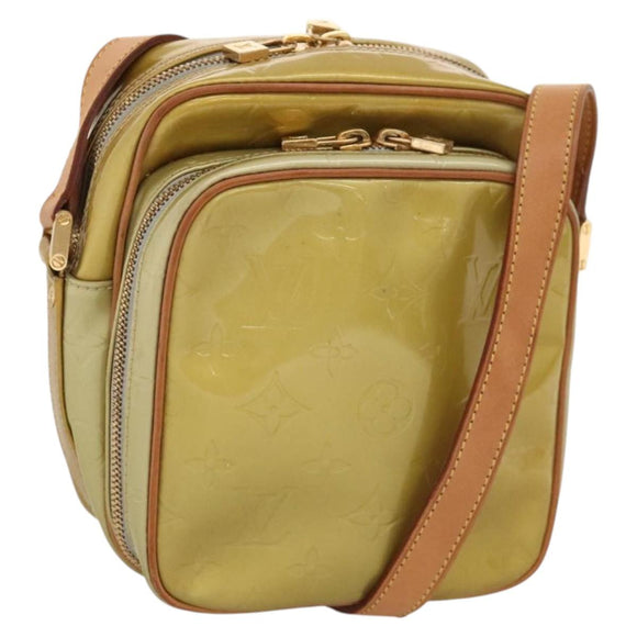 LOUIS VUITTON Monogram Vernis Wooster Shoulder Bag Gris M91036 LV Auth 116638