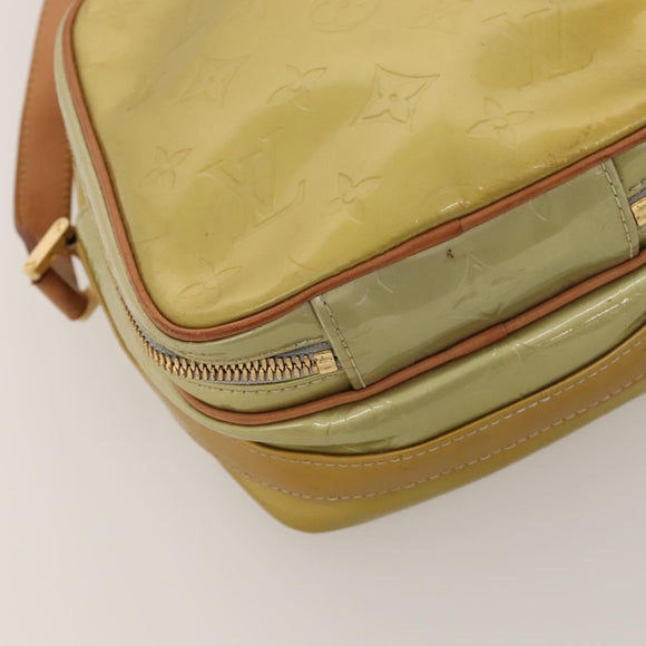 LOUIS VUITTON Monogram Vernis Wooster Shoulder Bag Gris M91036 LV Auth 116638