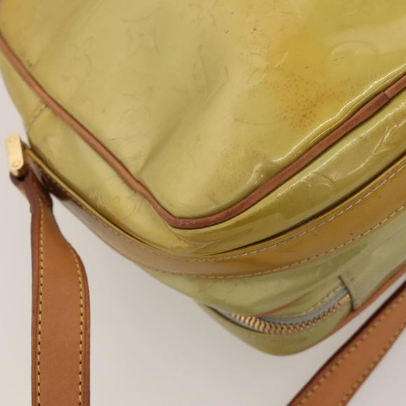 LOUIS VUITTON Monogram Vernis Wooster Shoulder Bag Gris M91036 LV Auth 116638