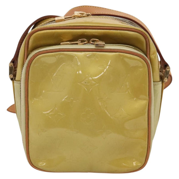 LOUIS VUITTON Monogram Vernis Wooster Shoulder Bag Gris M91036 LV Auth 116638