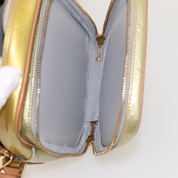 LOUIS VUITTON Monogram Vernis Wooster Shoulder Bag Gris M91036 LV Auth 116638