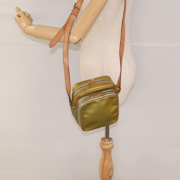 LOUIS VUITTON Monogram Vernis Wooster Shoulder Bag Gris M91036 LV Auth 116638