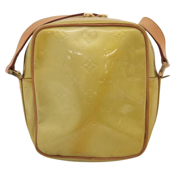 LOUIS VUITTON Monogram Vernis Wooster Shoulder Bag Gris M91036 LV Auth 116638