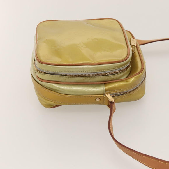 LOUIS VUITTON Monogram Vernis Wooster Shoulder Bag Gris M91036 LV Auth 116638