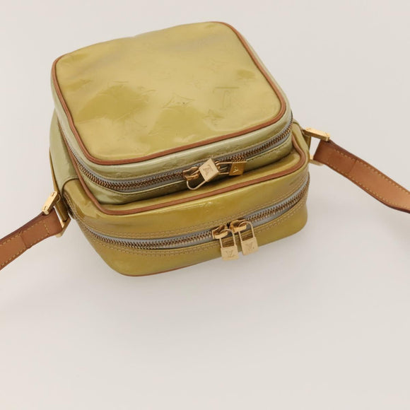 LOUIS VUITTON Monogram Vernis Wooster Shoulder Bag Gris M91036 LV Auth 116638