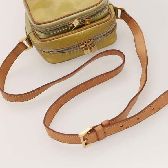 LOUIS VUITTON Monogram Vernis Wooster Shoulder Bag Gris M91036 LV Auth 116638