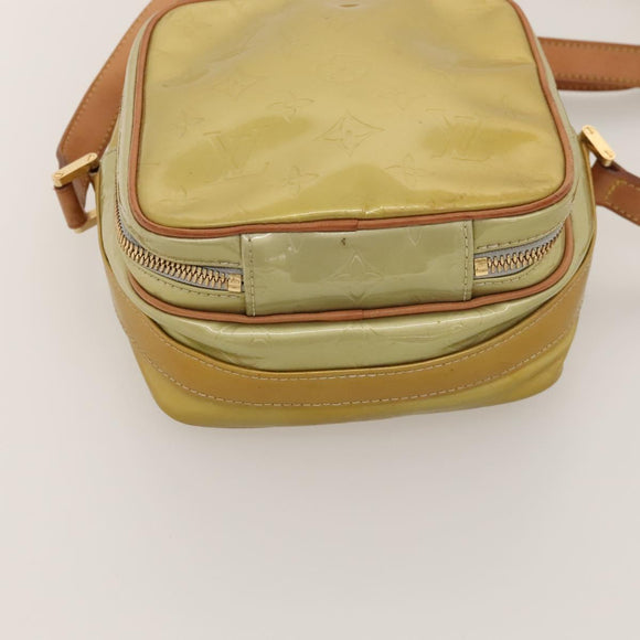 LOUIS VUITTON Monogram Vernis Wooster Shoulder Bag Gris M91036 LV Auth 116638