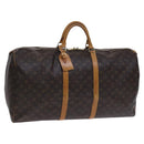 LOUIS VUITTON Monogram Keepall 60 Boston Bag M41422 LV Auth 116642-1