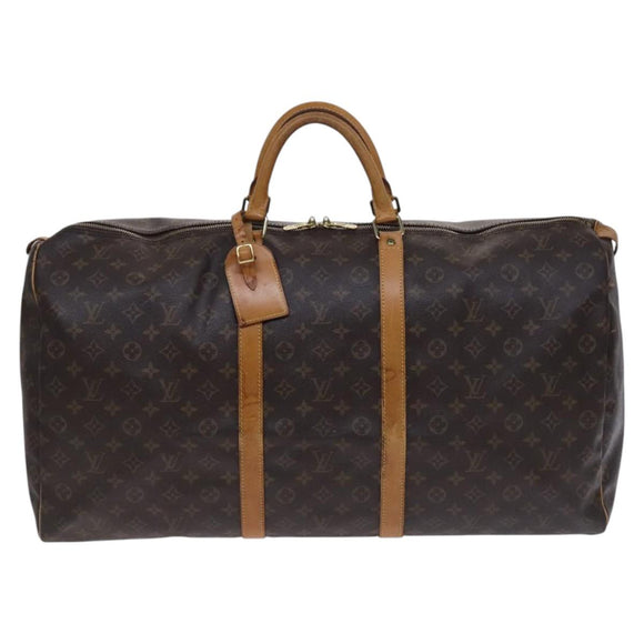 LOUIS VUITTON Monogram Keepall 60 Boston Bag M41422 LV Auth 116642
