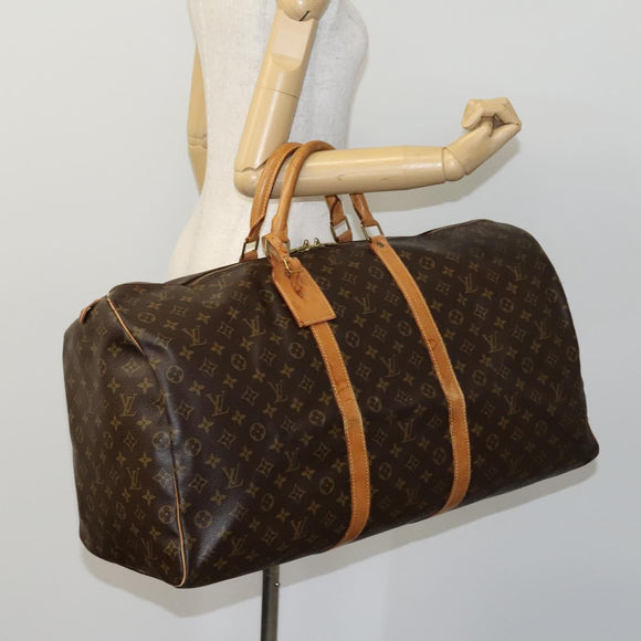 LOUIS VUITTON Monogram Keepall 60 Boston Bag M41422 LV Auth 116642