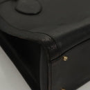 GUCCI Bamboo Hand Bag Leather Purple Gold Auth 116649-9