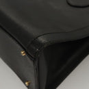 GUCCI Bamboo Hand Bag Leather Purple Gold Auth 116649-14