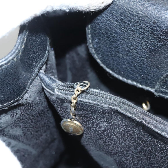 GUCCI Bamboo Hand Bag Leather Purple Gold Auth 116649