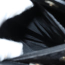 GUCCI Bamboo Hand Bag Leather Purple Gold Auth 116649-24